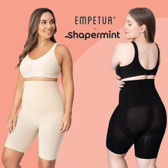 Shapermint High Waisted Body Shaper Shorts Shapewear for Women Tummy Control Thigh Slimming Technology