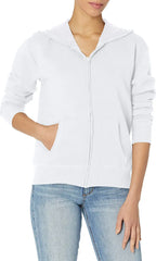 Hanes Women'S Ecosmart Full-Zip Hoodie Sweatshirt