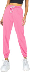 Women'S Cinch Bottom Sweatpants High Waisted Athletic Joggers Lounge P