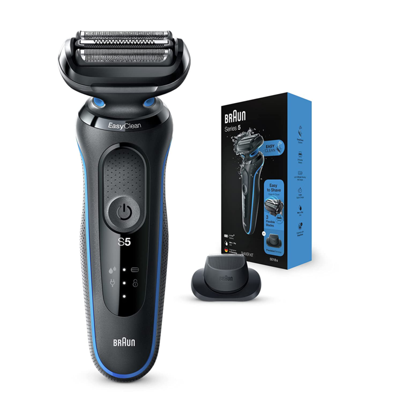 Braun Electric Razor for Men, Series 5 5018S Electric Foil Shaver with