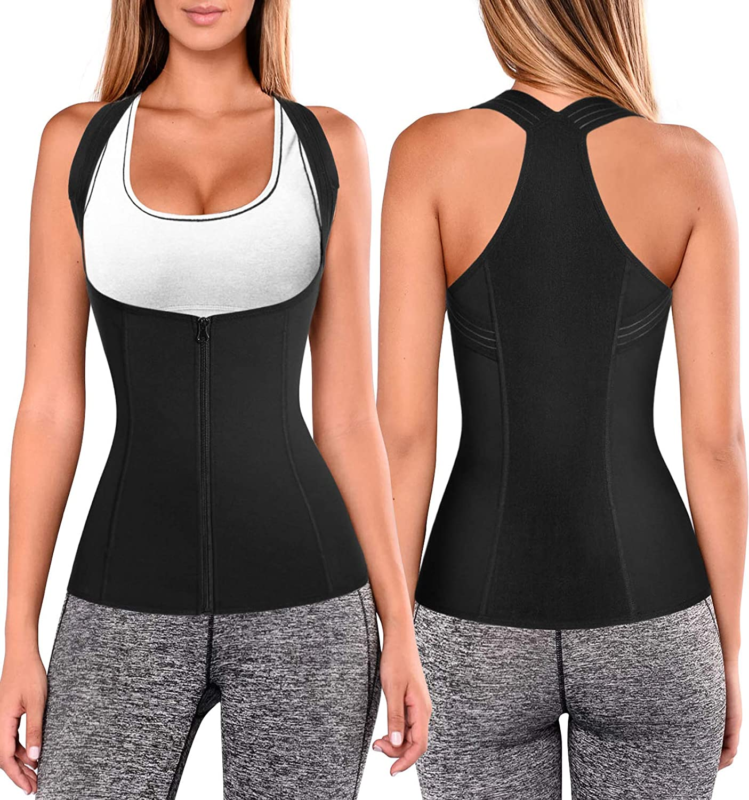Smooth Stomach Women Full Body Shaper Adjustable Hook And Eye Front Closure  Shaper Trainer Women (Black, S) at  Women's Clothing store