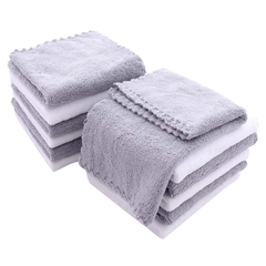 12 Pack Baby Washcloths - Extra Absorbent and Soft Wash Clothes for Newborns,