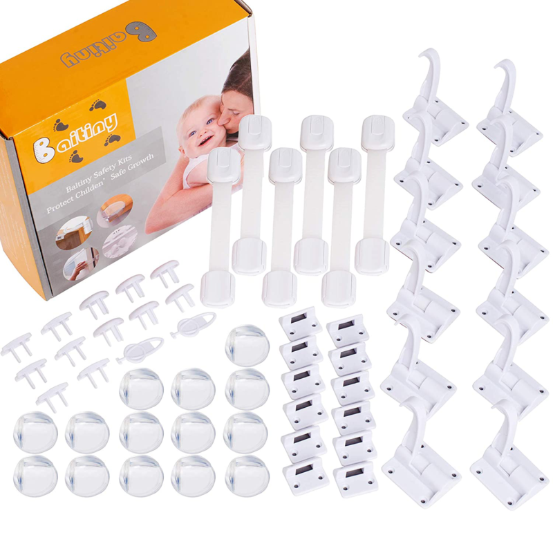 Baby Safety Kit, 58 Packs Baby Proofing Essentials Kit Child Safety Appliance 
