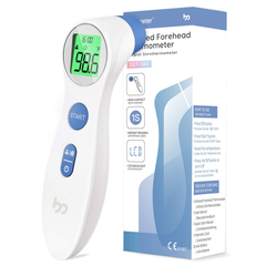 Touchless Forehead Thermometer for Adults and Kids, Digital Infrared Thermometer