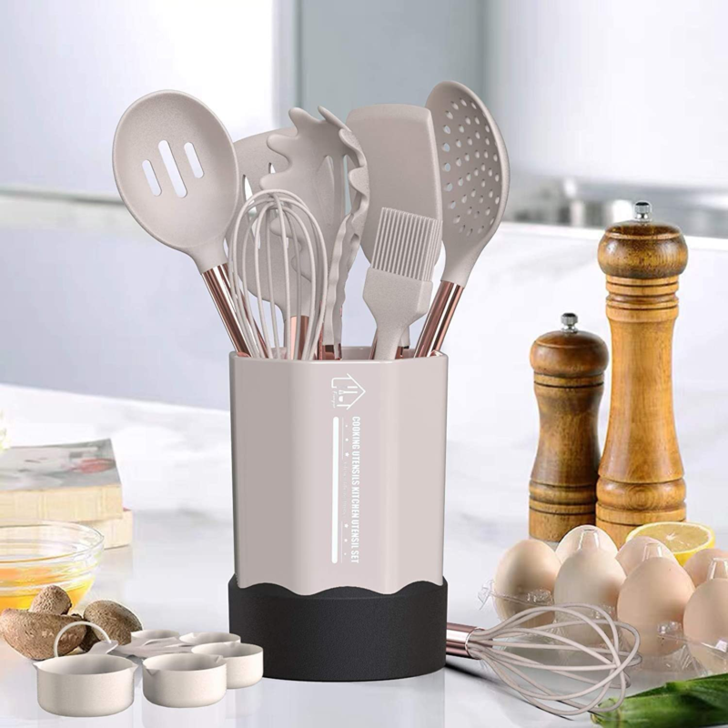 Fungun silicone cooking utensil set, 35 pcs kitchen utensils
