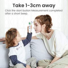 Touchless Forehead Thermometer for Adults and Kids, Digital Infrared Thermometer