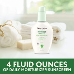 Aveeno Positively Radiant Daily Facial Moisturizer with Broad Spectrum SPF 15 