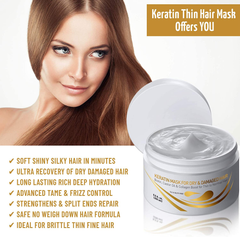 Vitamins Keratin Hair Mask Deep Conditioner 