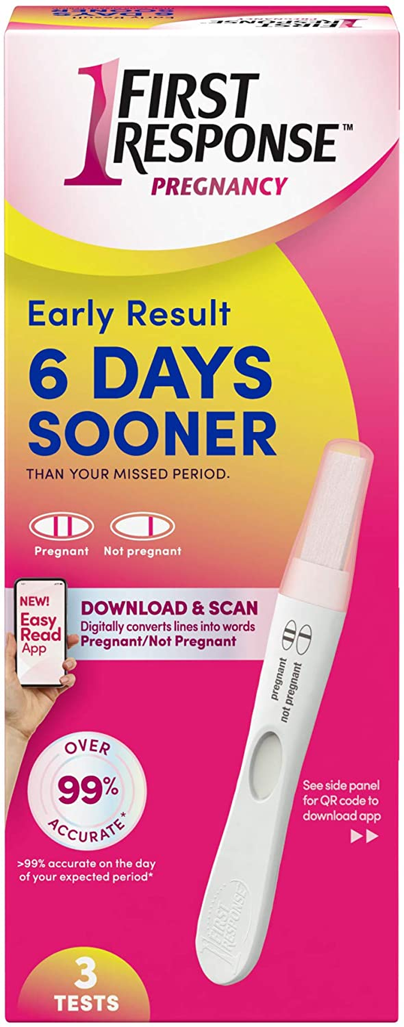 First Response Early Result Pregnancy Test, 3 Count 
