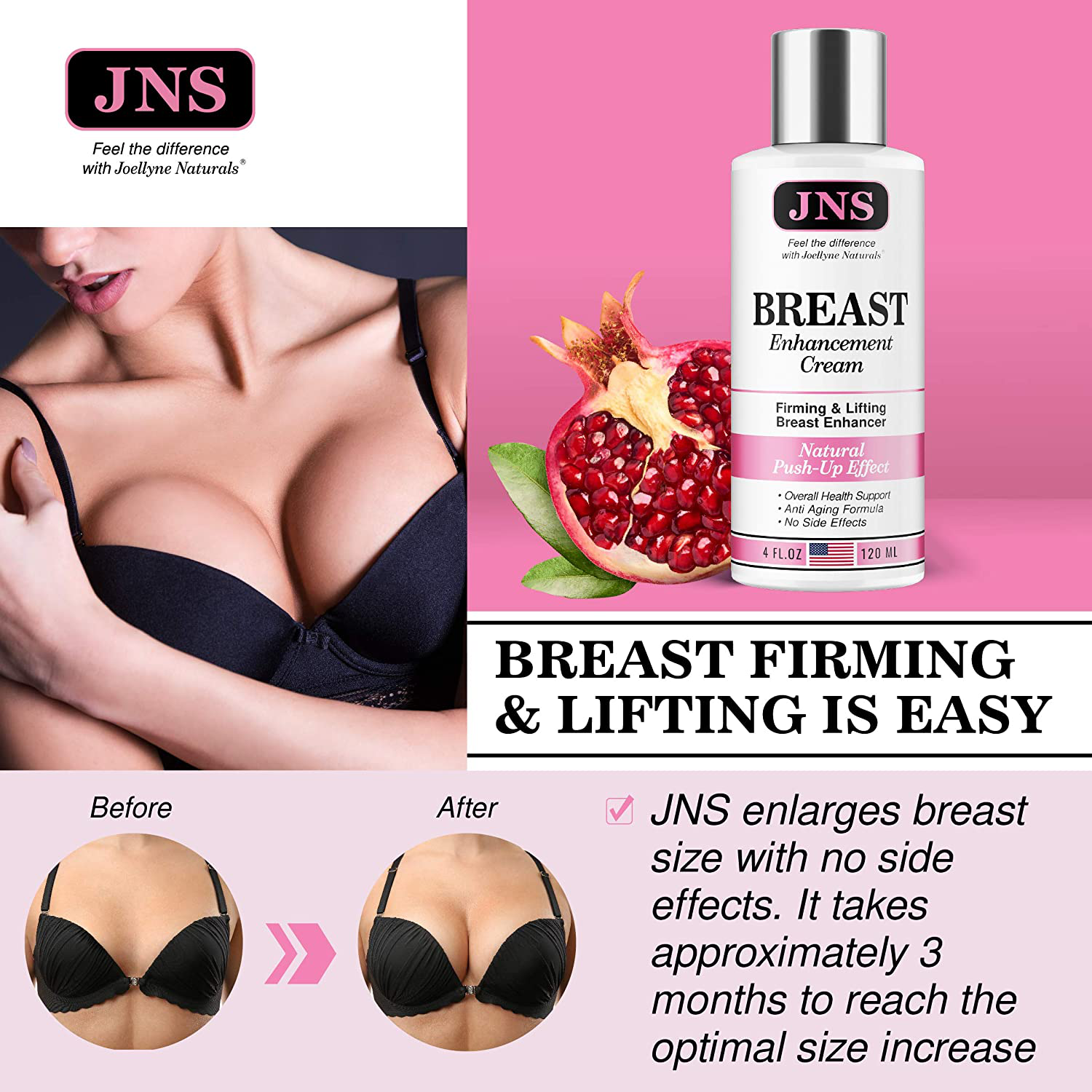 1/2 Pcs 30g Natural Breast Enhancement Cream Bust Lift Up Breast  Enlargement Cream