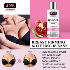Breast Enhancement Cream - Powerful Lifting & Plumping Formula for Breast Growth & Enlargement - Upsize Cream Made in USA for Bust Increase & Pump up Breast - Natural Bust Enhancement