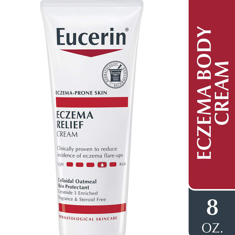 Eucerin Eczema Relief Cream Full Body Lotion for Eczemaprone Skin Oz Tube, ⭐️ Exclusive, Fragrance Free, 8 Ounce