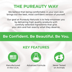 Biotin Hair Growth Serum Advanced Topical Formula to Help Grow Healthy, Strong Hair Suitable for Men and Women of All Hair Types Hair Loss Support by Pureauty Naturals