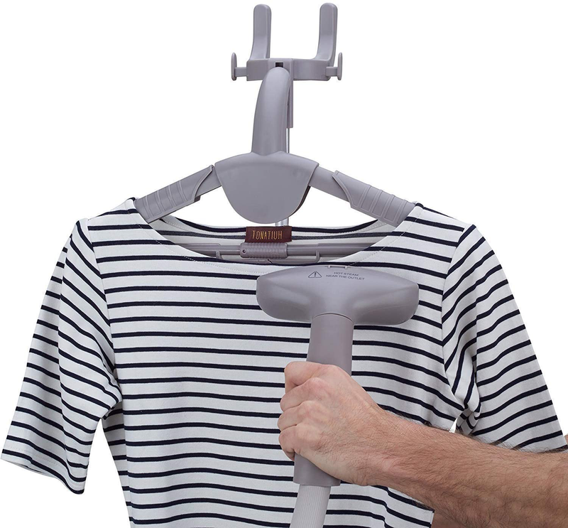 Garment Steamer, Heavy Duty Powerful Fabric Steamer with Fabric Brush and Garment Hanger