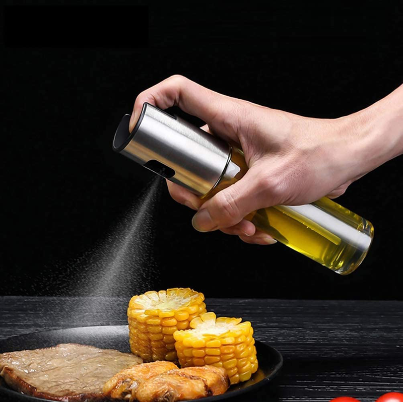 Oil Sprayer Mister for Cooking Olive Oil Spritzer for Air Fryer Vinegar Vegetable Oil Dispenser Portable Mini Kitchen Gadgets for Salad,Baking,Grilling,Bbq,Roasting