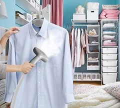 Garment Steamer, Heavy Duty Powerful Fabric Steamer with Fabric Brush and Garment Hanger