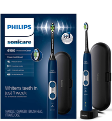 Philips Sonicare Protectiveclean 6100 Rechargeable Electric Power Toothbrush, Pink, HX6876/21