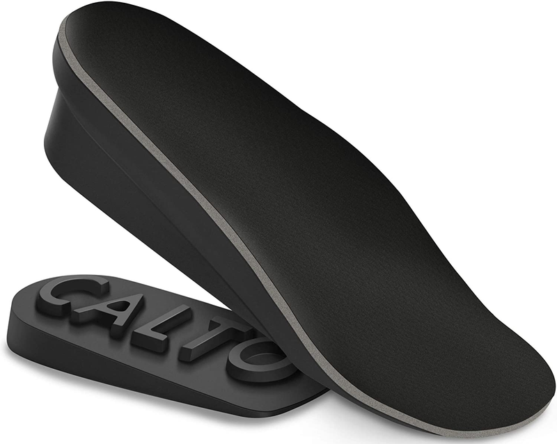 Height Increase Insole - Ergonomic Heel Lifts for Elevator Shoe Increasing Effect - 3/4 Length Insole - Adjustable 1.8 Inch Taller