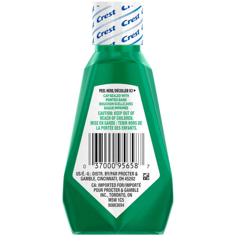 Crest Scope Mouthwash, Classic Mouth Rinse, Travel Size 1.2 Ounces (36Ml) - Pack of 10