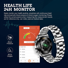 LIGE Smart Watch for Android Ios, Bluetooth Calls Voice Chat with Heart Rate/Sleep Monitor Activity Tracker, 1.3