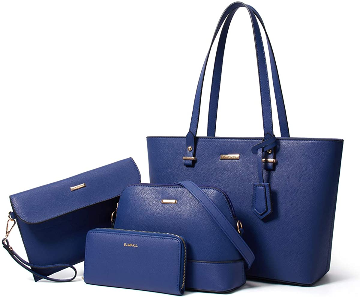HANDBAG for Women Tote Shoulder Bag Satchel Purse Wallet Fashion Set 4 Pcs  | eBay