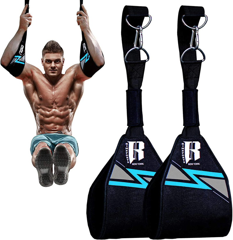 Ab Straps for Pull up Bar, Ab Sling Strap for Hanging, Ab Straps Hanging Abdominal Workout, Knee up Ab Straps - Pull up Straps & Ab Hanging Straps 