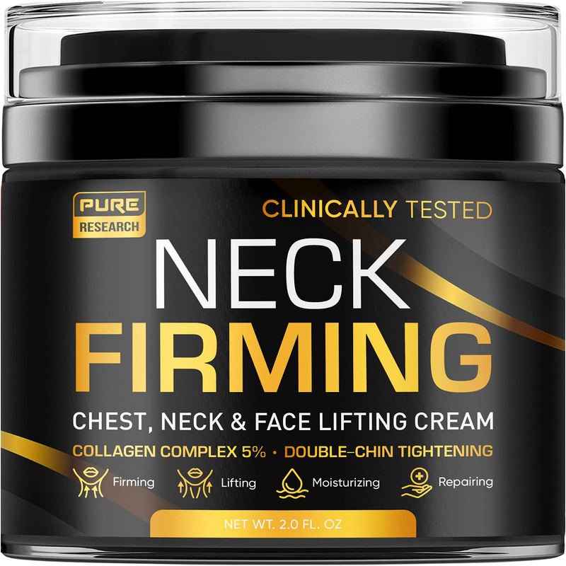 Neck Firming Cream - anti Wrinkle, Saggy Neck Tightener & Double Chin Reducer Cream 