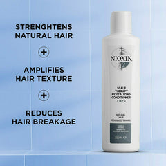 Nioxin System 2 Scalp Therapy Conditioner Natural Hair, Progressed Thinning 33.z