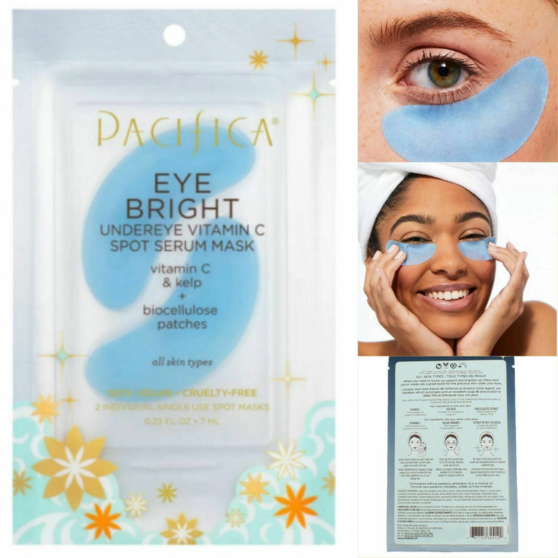 Pacifica Eye Bright Undereye Vitamin C Spot Serum Mask, 0.23 fl oz 