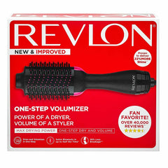 REVLON One-Step Hair Dryer And Volumizer Hot Air Brush - Black