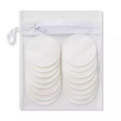 Reusable 16 Cotton bamboo  Rounds with Washable Bag