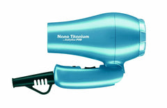 BaBylissPRO Nano Titanium Travel Dryer, Blue