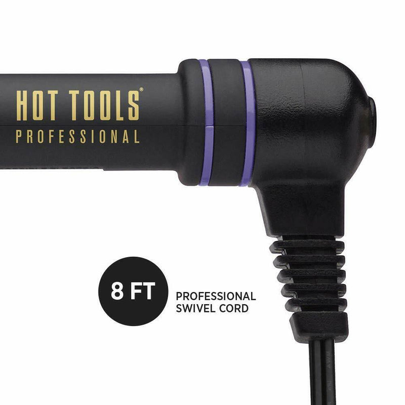 HOT TOOLS Signature Series Professional 24K Gold Curling Iron/Wand, 1.5 inch