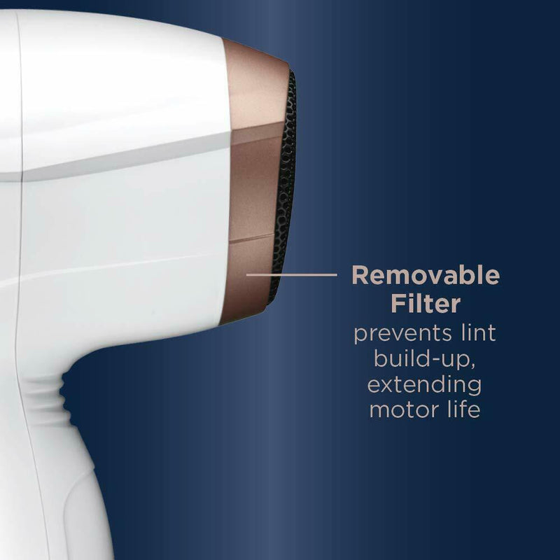 Conair 1875 Watt Double Ceramic Hair Dryer with Ionic Conditioning, Removable filter