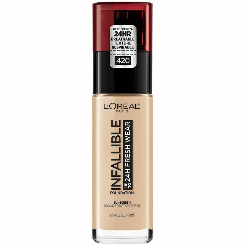 L'Oreal Paris Makeup Infallible Up to 24 Hour Fresh Wear Foundation (Pick Your Shade)