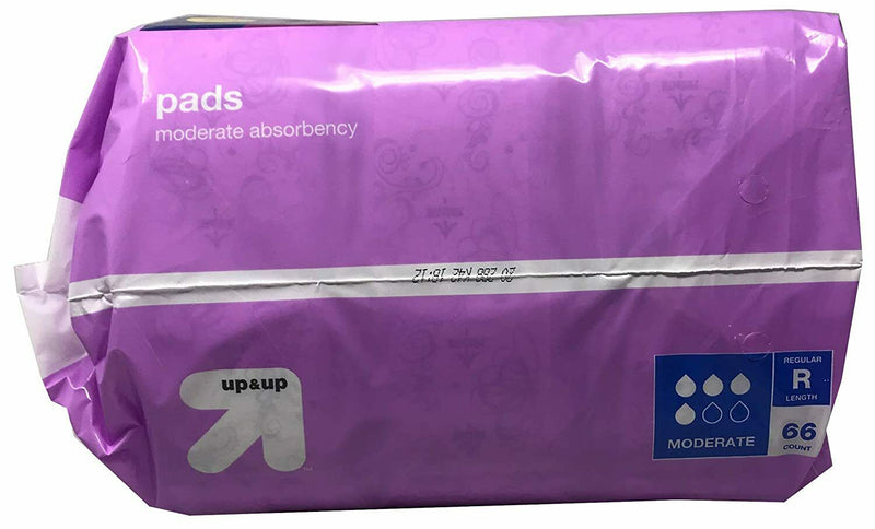 Moderate Absorbency Incontinence Pads- 66ct - Up&Up, Compare to Poise Pads