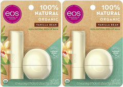 eos Natural & Organic Stick & Sphere Lip Balm  (PACK OF 2)