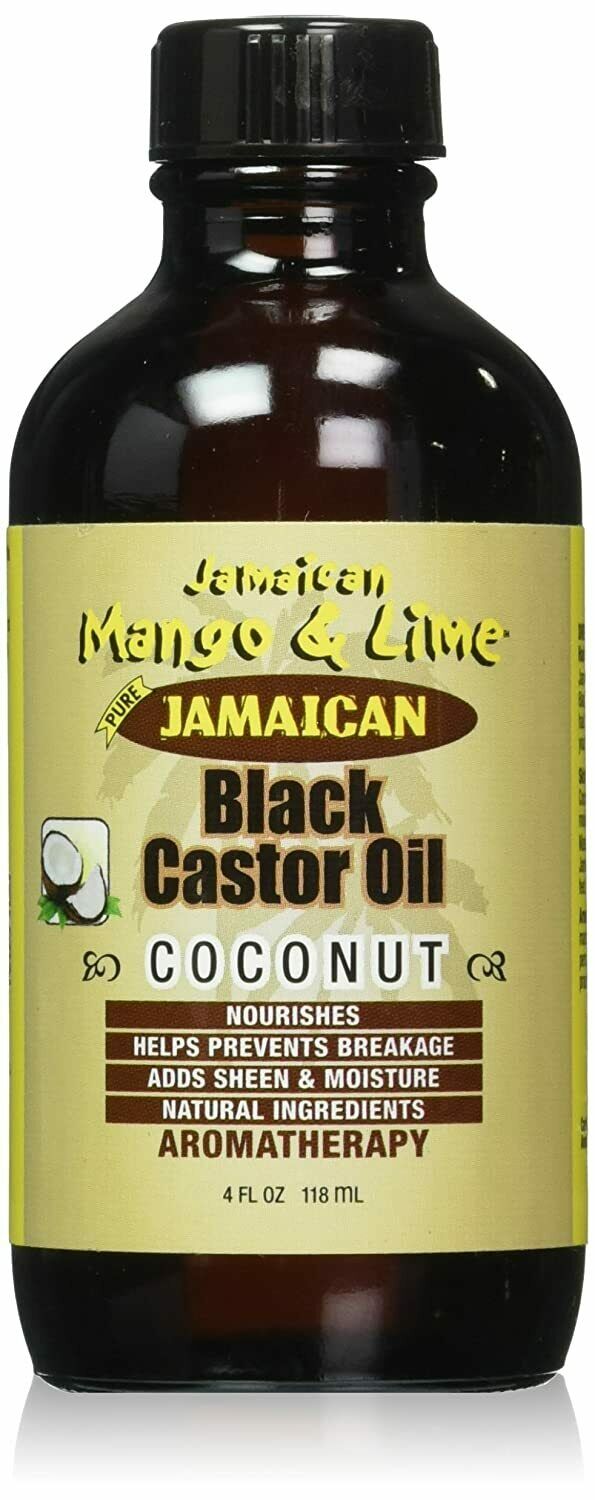 Jamaican Mango & Lime Black Castor Oil, Coconut, 4 Ounce