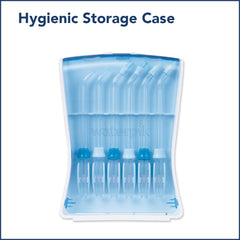 Waterpik Water Flosser Tips Storage Case and 6 Count Replacement Tips, Convenient, Hygienic and Sturdy Storage Case