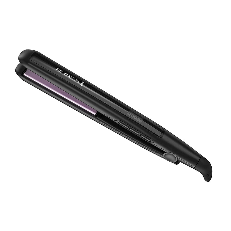 Remington S5500 1" Anti-Static Flat Iron with Floating Ceramic Plates and Digital Controls, Hair Straightener, Black