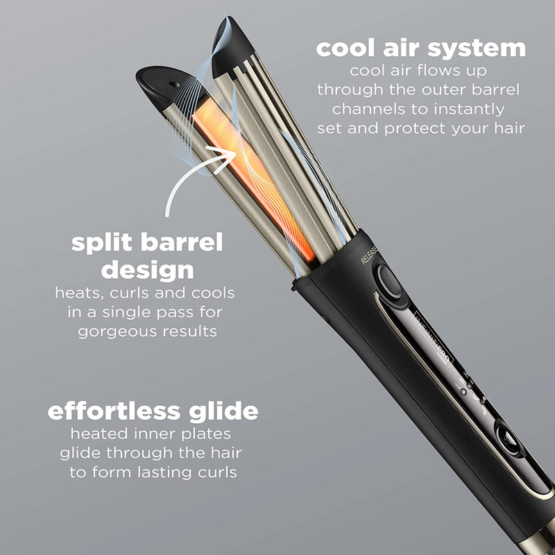 INFINITIPRO by CONAIR Tourmaline Cool Air Curler, Create Effortless Long Lasting Curls and Waves with Cool Air Technology