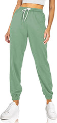 AUTOMET Women'S Cinch Bottom Sweatpants High Waisted Athletic Joggers Lounge Pants with Pockets