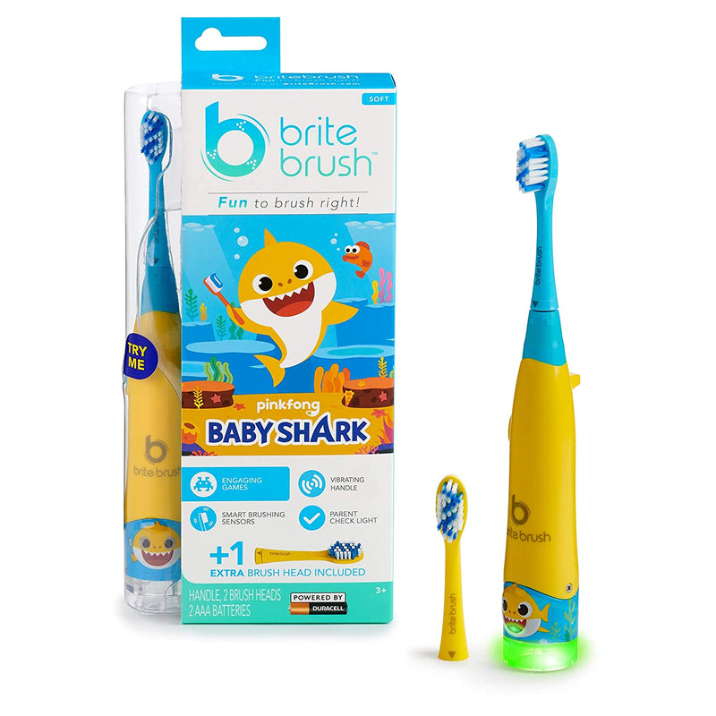 BriteBrush - Interactive Smart Kids Toothbrush featuring Baby Shark