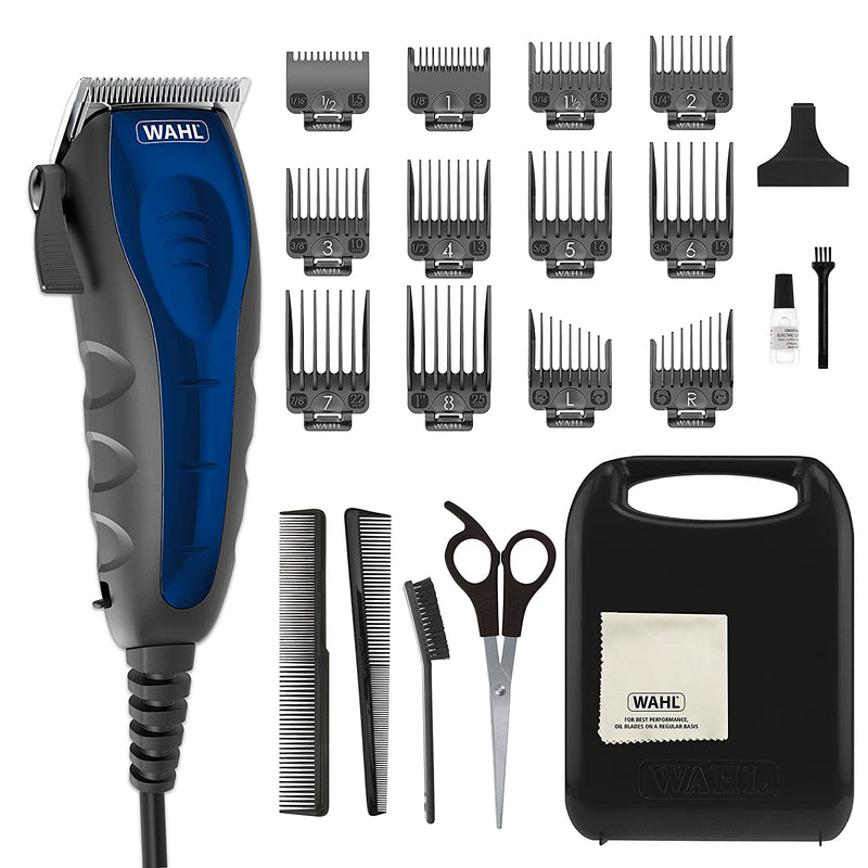 Wahl Clipper Self-Cut Compact Personal Haircutting Kit, Adjustable Taper Lever 12 Hair Clipper Guards for Clipping, Trimming & Personal Grooming – Model 79467