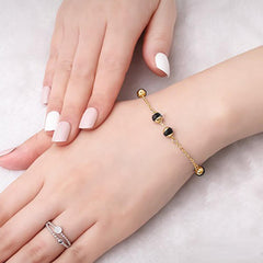 Camila 14K Gold Plated Chain Bracelet with Swarovski Crystals