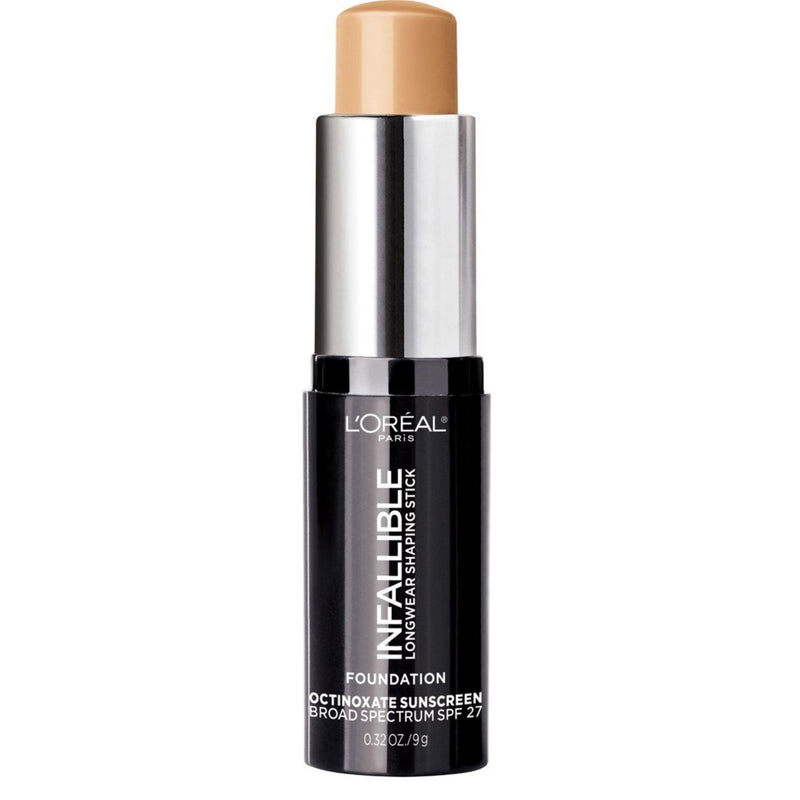 L'Oreal Paris Makeup Infallible Longwear Foundation Shaping Stick and Higligther