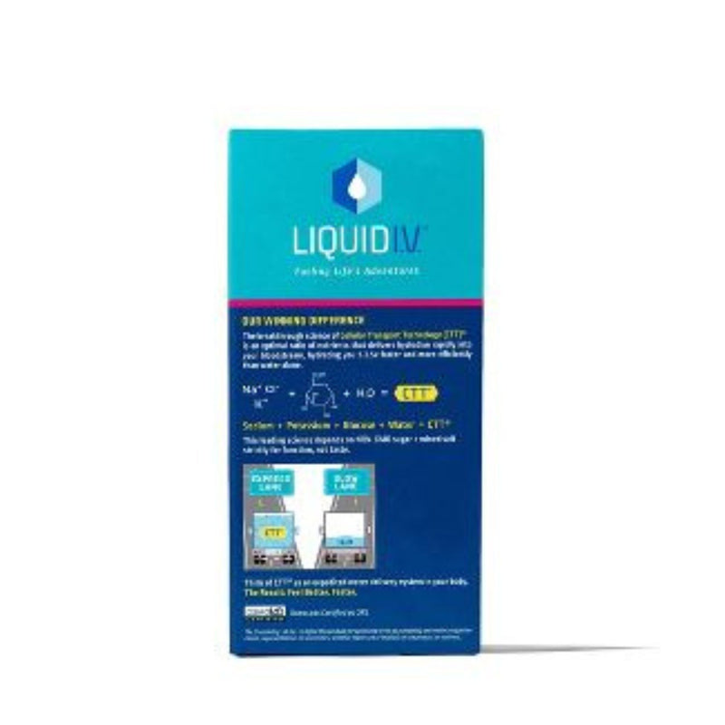 Liquid I.V. Hydration Multiplier Vegan Powder Electrolyte Supplements Passion Fruit