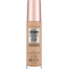 Maybelline Dream Radiant Liquid Foundation with Hyaluronic Acid + Collagen 75 Natural Beige