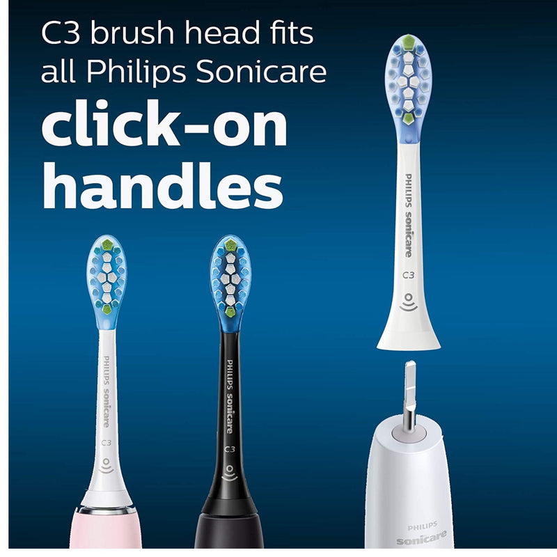 Philips Sonicare Premium Plaque Control Replacement Electric Toothbrush Head C3