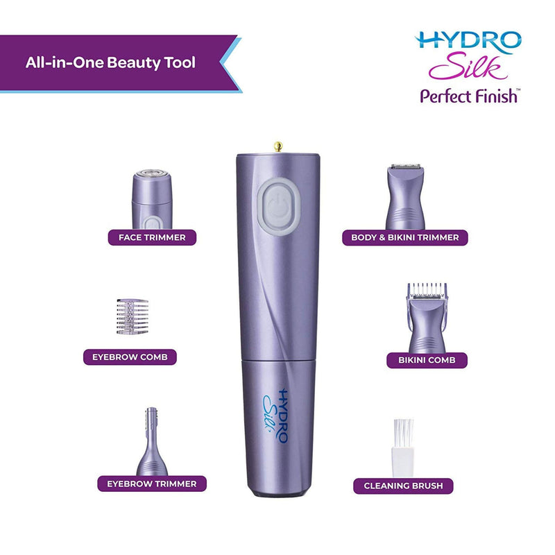 Schick Hydro Silk Perfect Finish 8-in-1 Trimmer Grooming Kit for Women